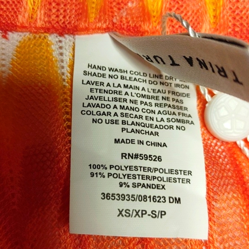 Trina Turk Women's Sunray Tunic Cover Up XSmall - Picture 6 of 6